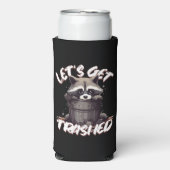 Lass's Get Trashed Selters Dosenkühler (Seltzer Vorderseite)