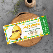 Lass's Go Bananas Spaß Geburtstagskarte Einladung