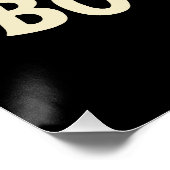 Lass's Go Boo-Wling Funny Halloween Bowling Poster (Ecke)