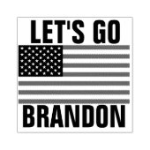 LASS'S GO BRANDON (ANTIBIDEN) RUBBER-BRIEFMARKE GUMMISTEMPEL (Prägung)
