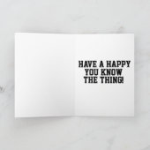 LASS'S GO BRANDON BIDEN VEREINBART BIRTHDAY Card Karte (Innenseite)