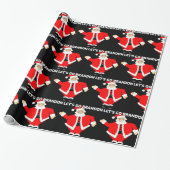 LASS'S GO BRANDON CHRISTMAS SANTA Wrapping Paper Geschenkpapier (Ungerollt)