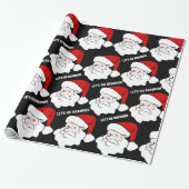 LASS'S GO BRANDON CHRISTMAS SANTA Wrapping Paper Geschenkpapier (Ungerollt)