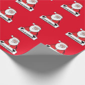 LASS'S GO BRANDON CHRISTMAS SANTA WRAPPING PAPER GESCHENKPAPIER (Ecke)
