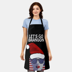 LASS'S GO BRANDON CHRISTMAS SCHÜRZE FÜR EHEFRAU