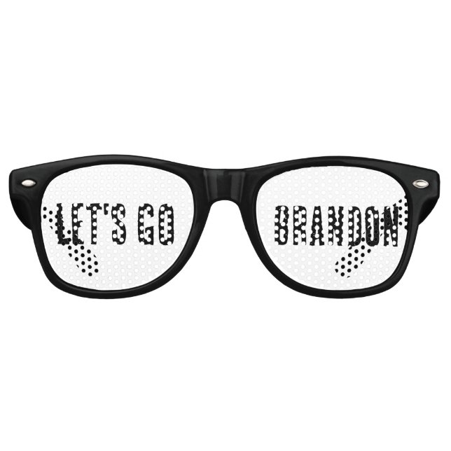 LASS'S GO BRANDON FUNNY PARTY SUNGLASSEN PARTYBRILLE (Vorderseite)
