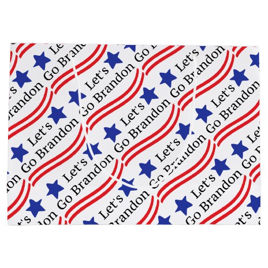 Lass's Go Brandon Geschenktasche Große Geschenktüte (Rückseite)