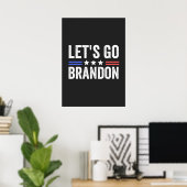 LASS'S GO BRANDON Kardinal Poster (Heimbüro)