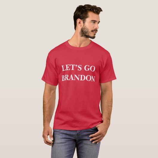 LASS'S GO BRANDON Kardinal Red Shirt (Vorne ganz)