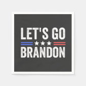 LASS'S GO BRANDON Kardinal Serviette (Vorderseite)