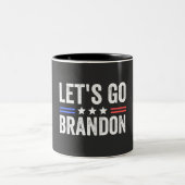 LASS'S GO BRANDON Kardinal Zweifarbige Tasse (Mittel)