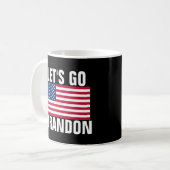 LASS'S GO BRANDON PATRIOTIC KAFFEE MUGS KAFFEETASSE (Vorderseite Links)