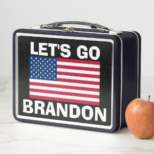 LASS'S GO BRANDON RETRO METAL LUNCHBOX