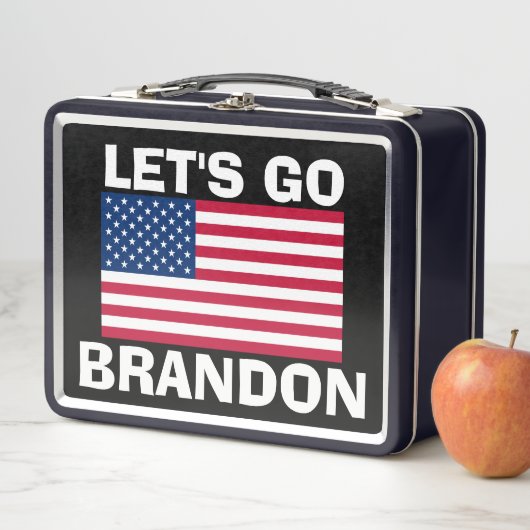 LASS'S GO BRANDON RETRO METAL LUNCHBOX (Beispiel)