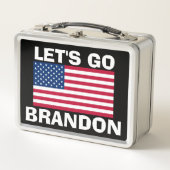 LASS'S GO BRANDON RETRO METAL LUNCHBOX (Vorderseite)