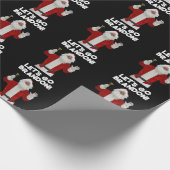 LASS'S GO BRANDON SANTA CLAUS BIDEN WRAPPING PAPIE GESCHENKPAPIER (Ecke)