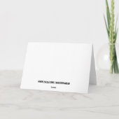 LASS'S GO BRANDON TYP & CHIMPANZEE CHRISTMAS CARDS KARTE (Rückseite)