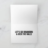 LASS'S GO BRANDON TYP & CHIMPANZEE CHRISTMAS CARDS KARTE (Innenseite)