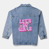Lass's Go Girls Pink Western Jeansjacke (Rückseite)