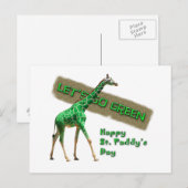 LASS'S GO GREEN POSTKARTE (Vorne/Hinten)