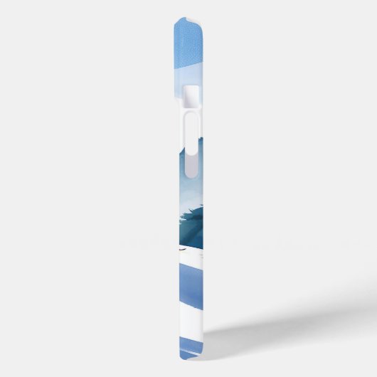 Lass's Go Ski | Winterfarbe Case-Mate iPhone Hülle (Rückseite / Links)