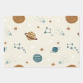 Lass's Go To Space Geschenkpapier Set (Vorderseite 2)
