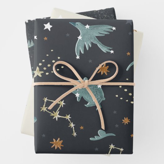 Lass's Go To Space Geschenkpapier Set (Beispiel)