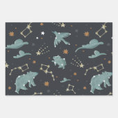 Lass's Go To Space Geschenkpapier Set (Vorderseite)