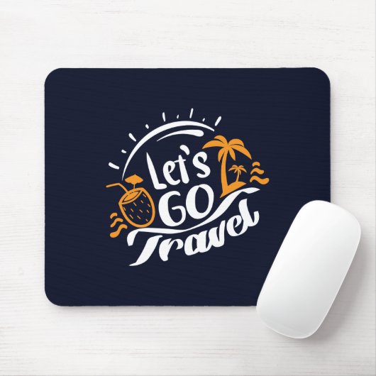 Lass's go travel mouse pad mousepad (Mit Mouse)