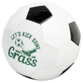 Lass's Kick Einige Gras Fußball (Dreiviertel)