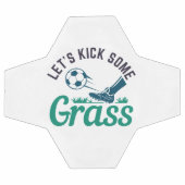 Lass's Kick Einige Gras Fußball (Flach)