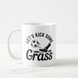 Lass's Kick Einige Gras Kaffeetasse