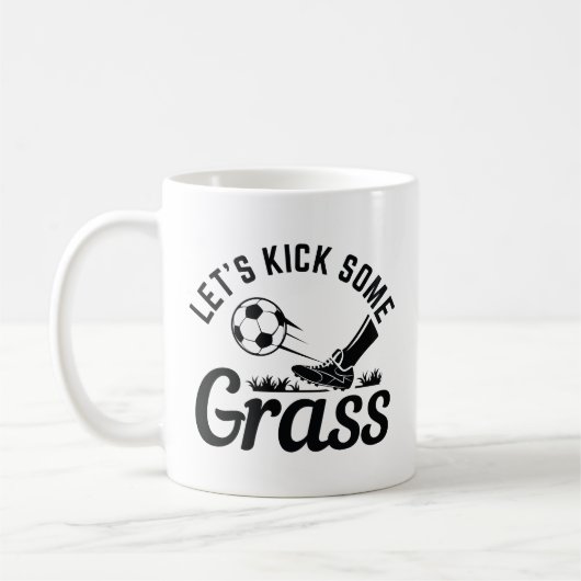 Lass's Kick Einige Gras Kaffeetasse (Links)