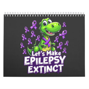 Lass's Make Epilepsy Extinct Awareness Dinosaurier Kalender