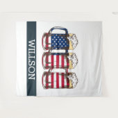 Lass's Par-T-Shirt Like It's 4. Juli BACKDROP Wandteppich (Vorderseite (Horizontal))