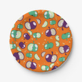 🍏 Lass's Party gestartet - Apple on orange Pappteller (Vorderseite)