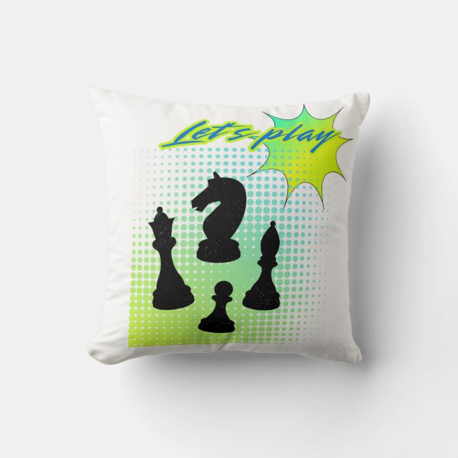 Lass's play. kissen (Vorderseite)