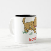 LASS'S PLAY-Tasse Zweifarbige Tasse (Vorderseite Links)