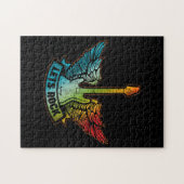 Lass's Rock Legend Rock and Roll Music Gitarre Puzzle (Horizontal)