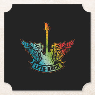 Lass's Rock Legend Rock and Roll Music Gitarre Untersetzer