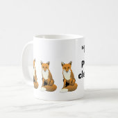 Lass's Sei perfekt klar - Fox Quote Kaffeetasse (Vorderseite Links)