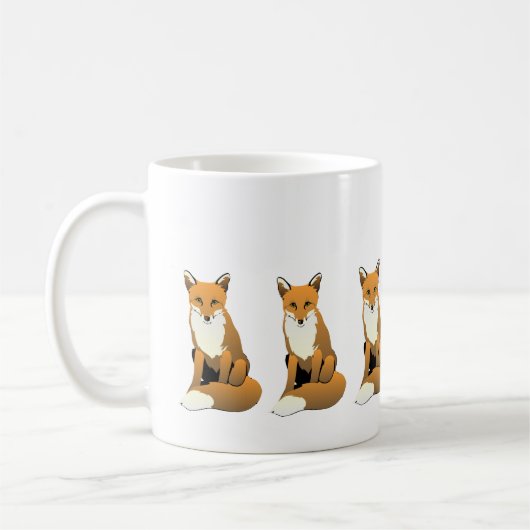 Lass's Sei perfekt klar - Fox Quote Kaffeetasse (Links)
