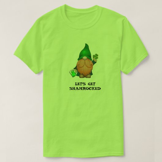 LASS's SHAMROCKED - St. Patrick's Day T-Shirt (Design vorne)