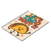 Lass's Taco ’Bout It Notebook Notizblock (Linke Seite)