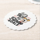 Lass's Taco "über meine Fitness will lustige Entsc Untersetzer (angewinkelt)