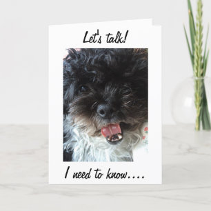 "LASS'S TALK TWIN" IST ES WIRKLICH IHR BIRTHTAG? KARTE