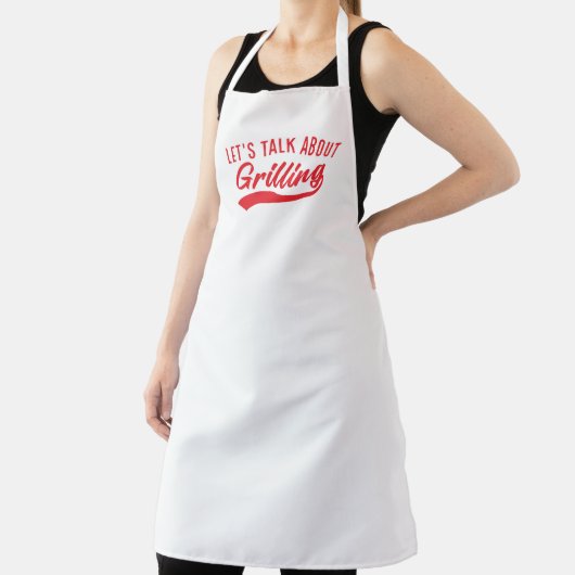 Lass's Talk über Grillen Schürze (InSitu)