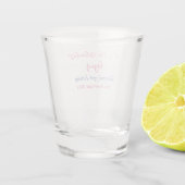 Lasst das Abenteuer beginnen 30. Geburtstag Name Schnapsglas (Rückseite)