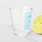 lässt das Abenteuer beginnen Brautparty-Name einfü Schnapsglas (Links)