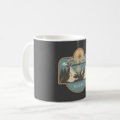 Lasst das Abenteuer beginnen Kaffeetasse (Vorderseite Links)